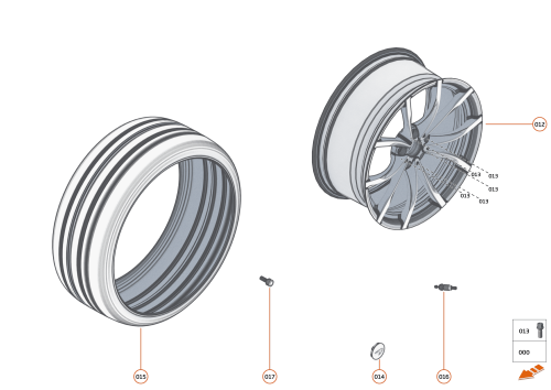 Part Diagram for McLaren 16BA790CP