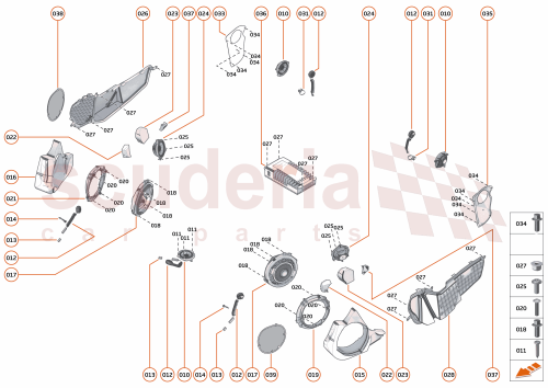 Part Diagram for McLaren 28MA500CP