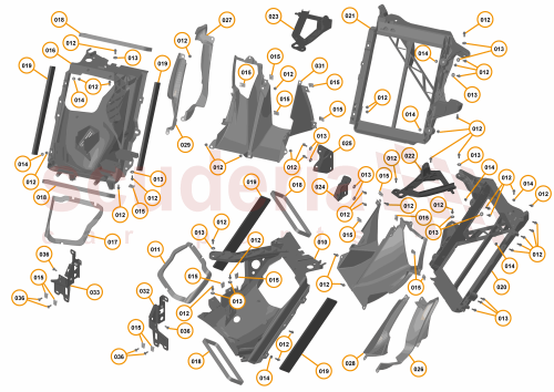 Part Diagram for McLaren 14A4277CP