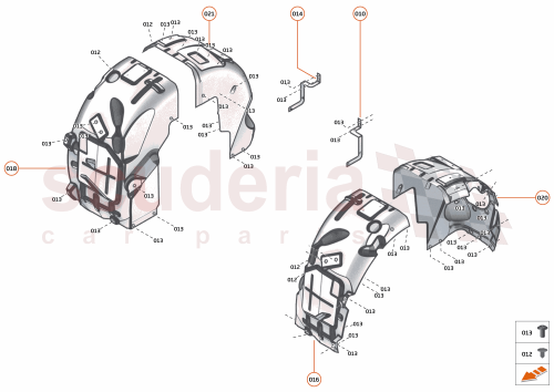 Part Diagram for McLaren 13A3911CP