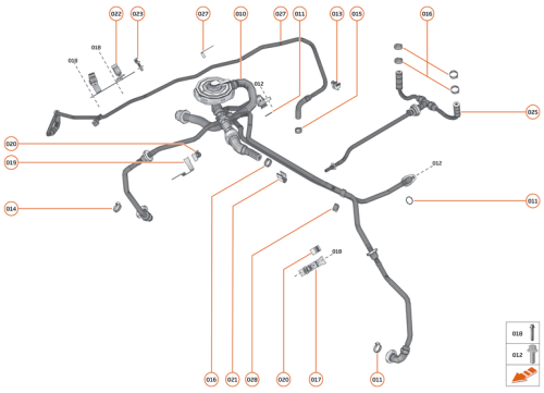Part Diagram for McLaren 26FA269SP