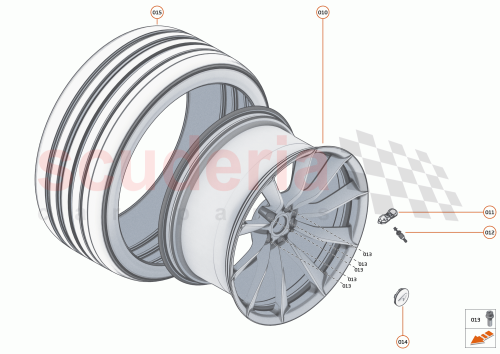 Part Diagram for McLaren 23BA331CP