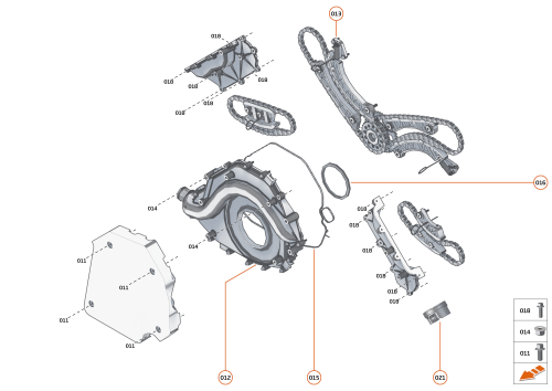 Part Diagram for McLaren 14FA039RP