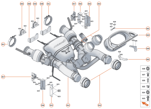 Part Diagram for McLaren 16HA203CP