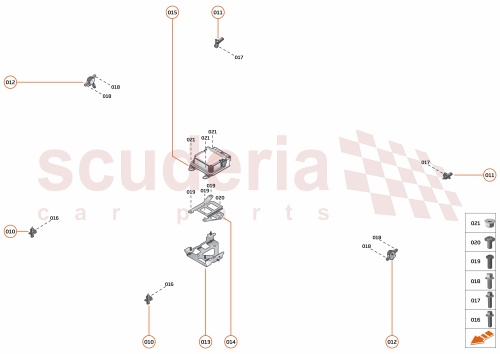 Part Diagram for McLaren 00RA619