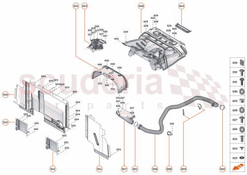 Part Diagram for McLaren 16EA357CP
