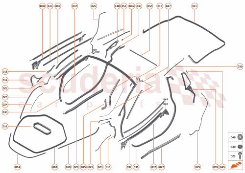 Part Diagram for McLaren 00RA019