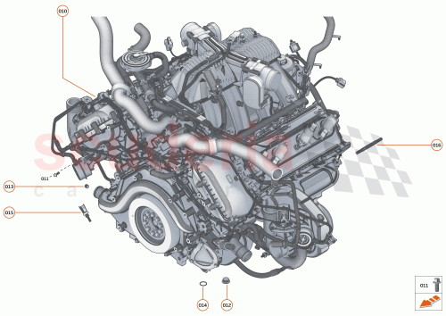 Part Diagram for McLaren 23FA002CP