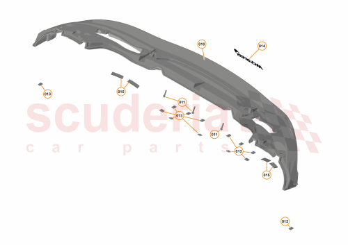 Part Diagram for McLaren 13AA208MP