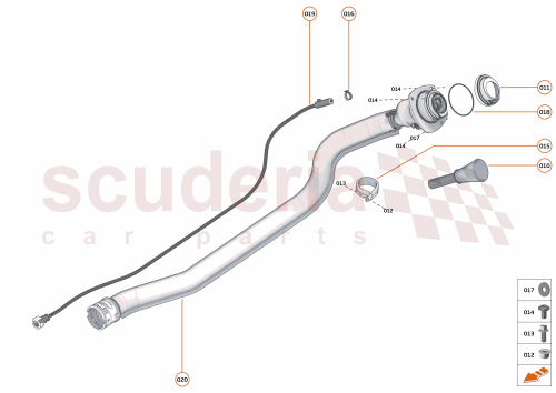 Part Diagram for McLaren 13KA006CP