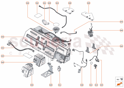 Part Diagram for McLaren 14KA007RP