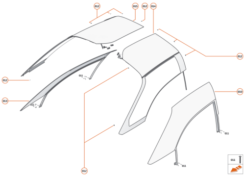 Part Diagram for McLaren 23AB664CP