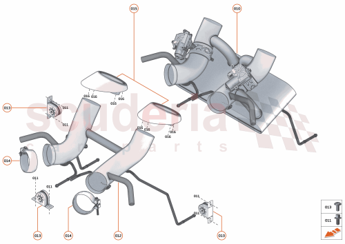 Part Diagram for McLaren 13HA055RP