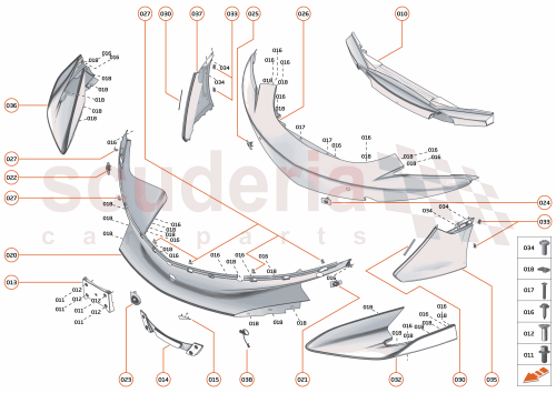 Part Diagram for McLaren 13AA804RP