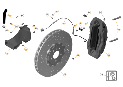 Part Diagram for McLaren 11C0702RP