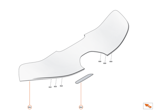 Part Diagram for McLaren 14AA492RP
