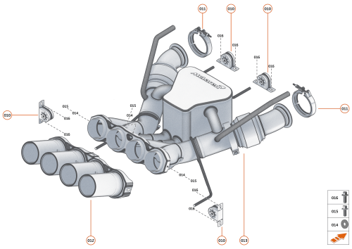 Part Diagram for McLaren 14HA065RP