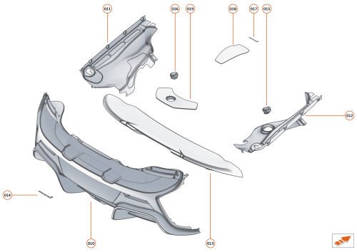 Part Diagram for McLaren 11A9899RP