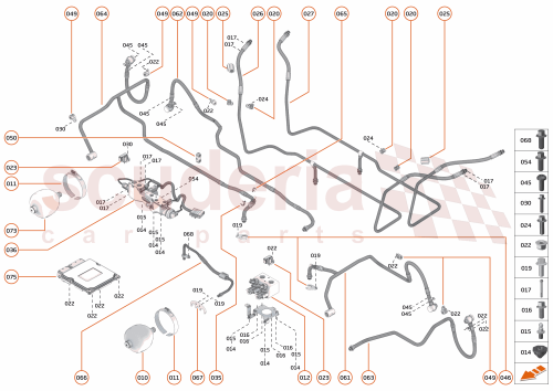 Part Diagram for McLaren 11A4633CP