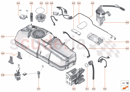 Part Diagram for McLaren 16KA188CP