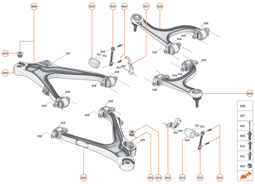 Part Diagram for McLaren 14BA020CP