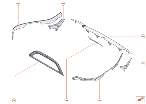 Part Diagram for McLaren 22AA585GP