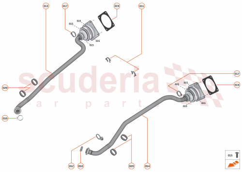 Part Diagram for McLaren 31HA003CP