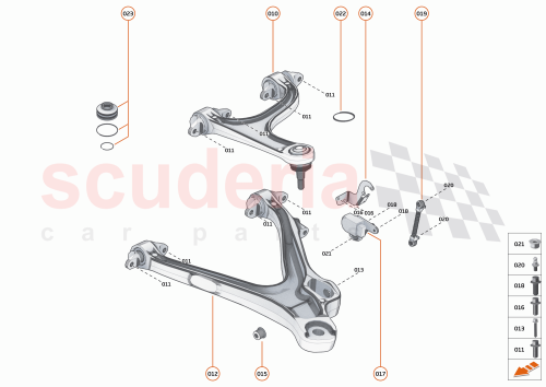 Part Diagram for McLaren 14BA078RP