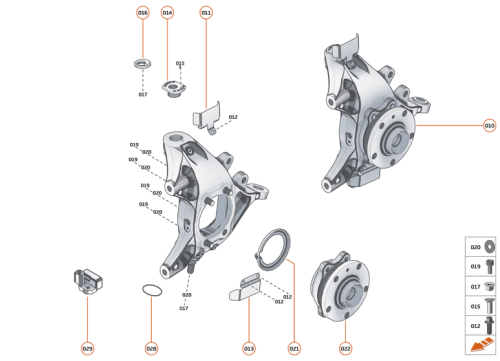 Part Diagram for McLaren 14BA233CP