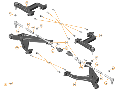 Part Diagram for McLaren 00RA174