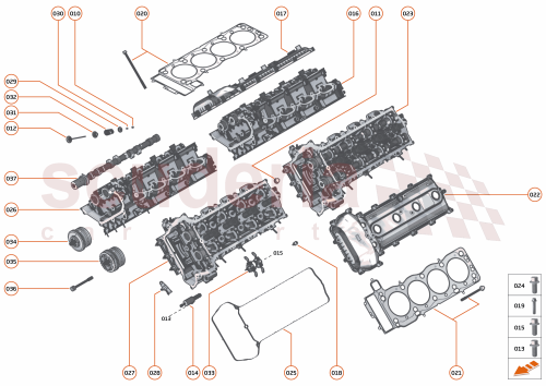 Part Diagram for McLaren 11FA015CP