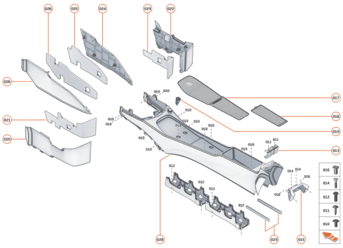 Part Diagram for McLaren 15NA066RP