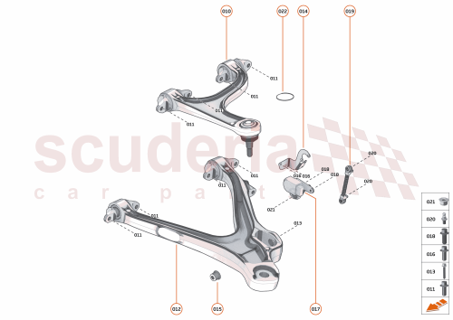 Part Diagram for McLaren 14BA020CP