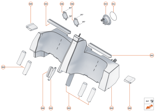 Part Diagram for McLaren 23KA057CP