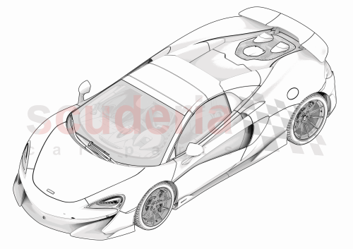 Part Diagram for McLaren 13P0010CP