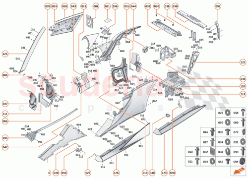 Part Diagram for McLaren 13AB489RP
