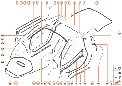 Part Diagram for McLaren 14AB399SP
