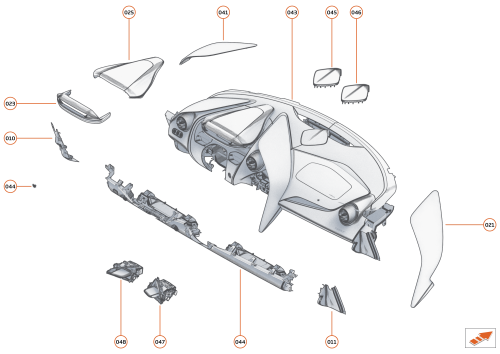 Part Diagram for McLaren 14N0039CP