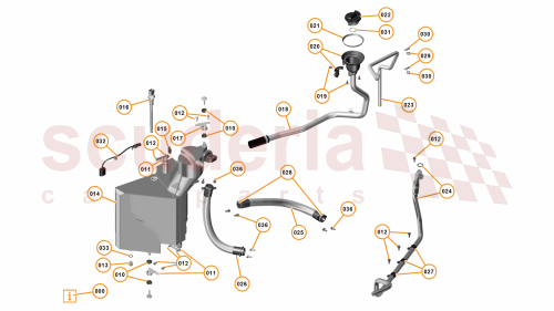 Part Diagram for McLaren 11F0429CP