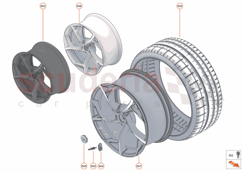 Part Diagram for McLaren 16AD542CP