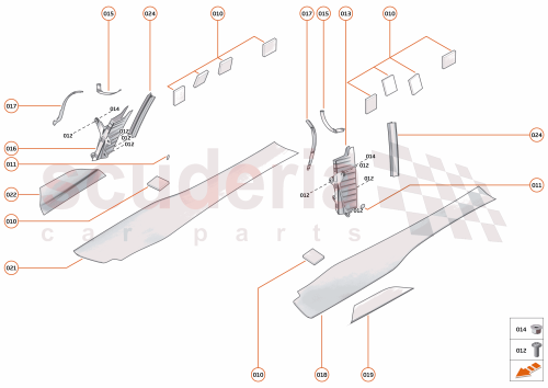 Part Diagram for McLaren 14AB040CP