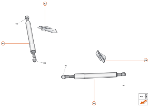 Part Diagram for McLaren 26AD302SP
