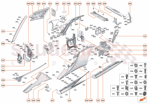 Part Diagram for McLaren 13A5623CP