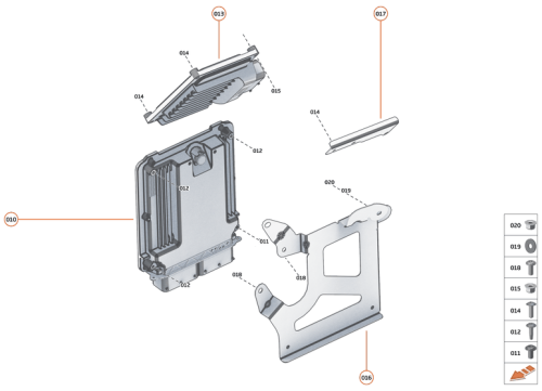 Part Diagram for McLaren 26FA164SP