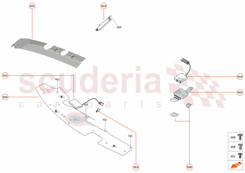 Part Diagram for McLaren 14MA139CP