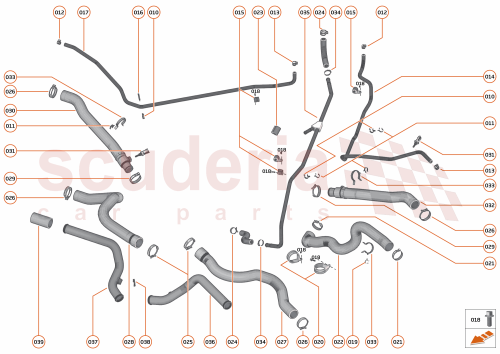 Part Diagram for McLaren 13LA010MP