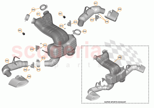 Part Diagram for McLaren 13HA045MP