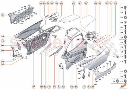 Part Diagram for McLaren 14AB825CP