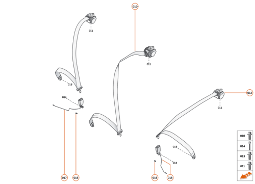 Part Diagram for McLaren 23NB040CP