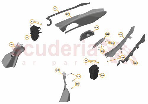 Part Diagram for McLaren 13N2631CP